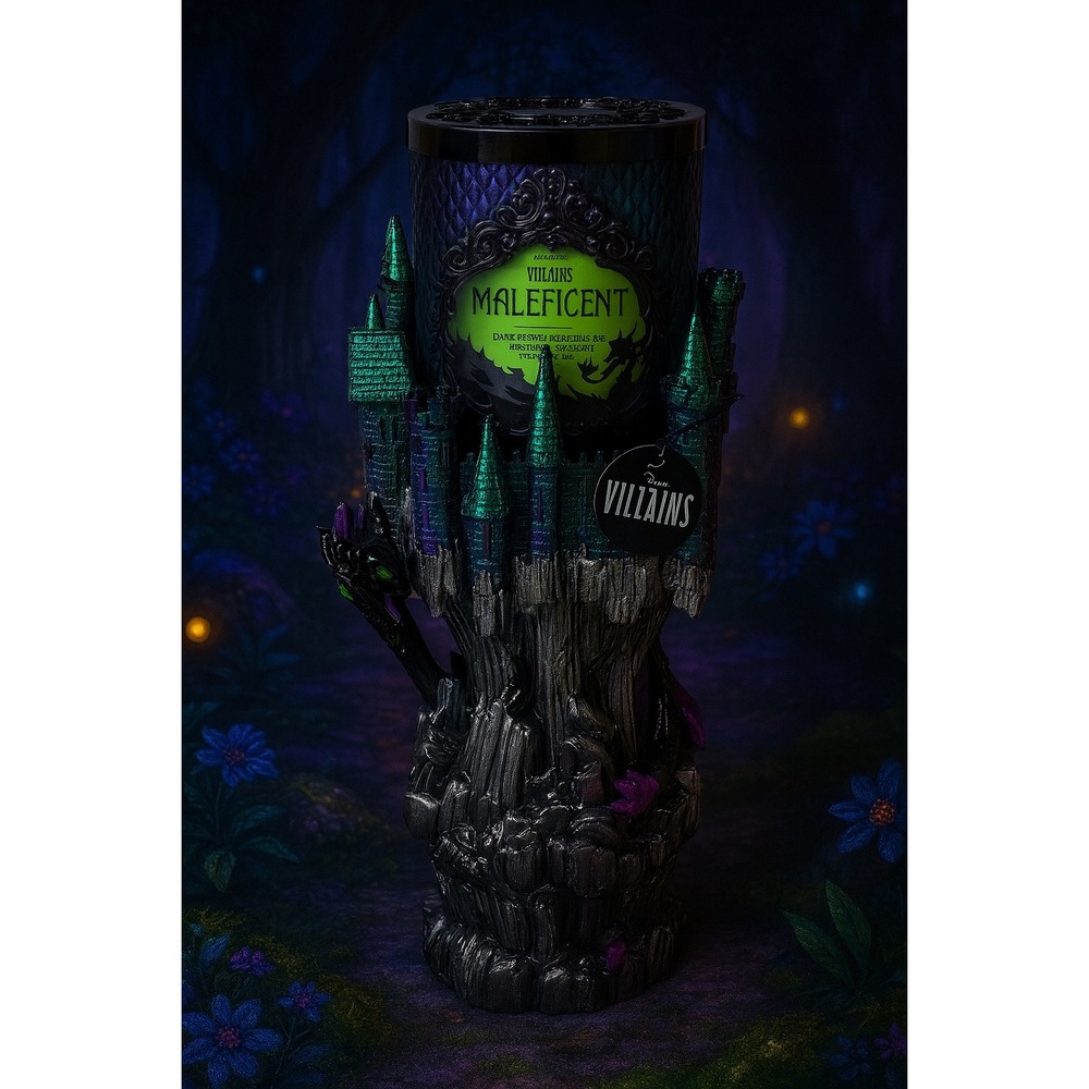 Disney Villains Maleficent Castle‎ Pen Holder Makeup Brush Stationary Cup
